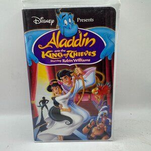 Disney Aladdin And The King Of Thieves VHS 1996 Robin Williams Animated Classic